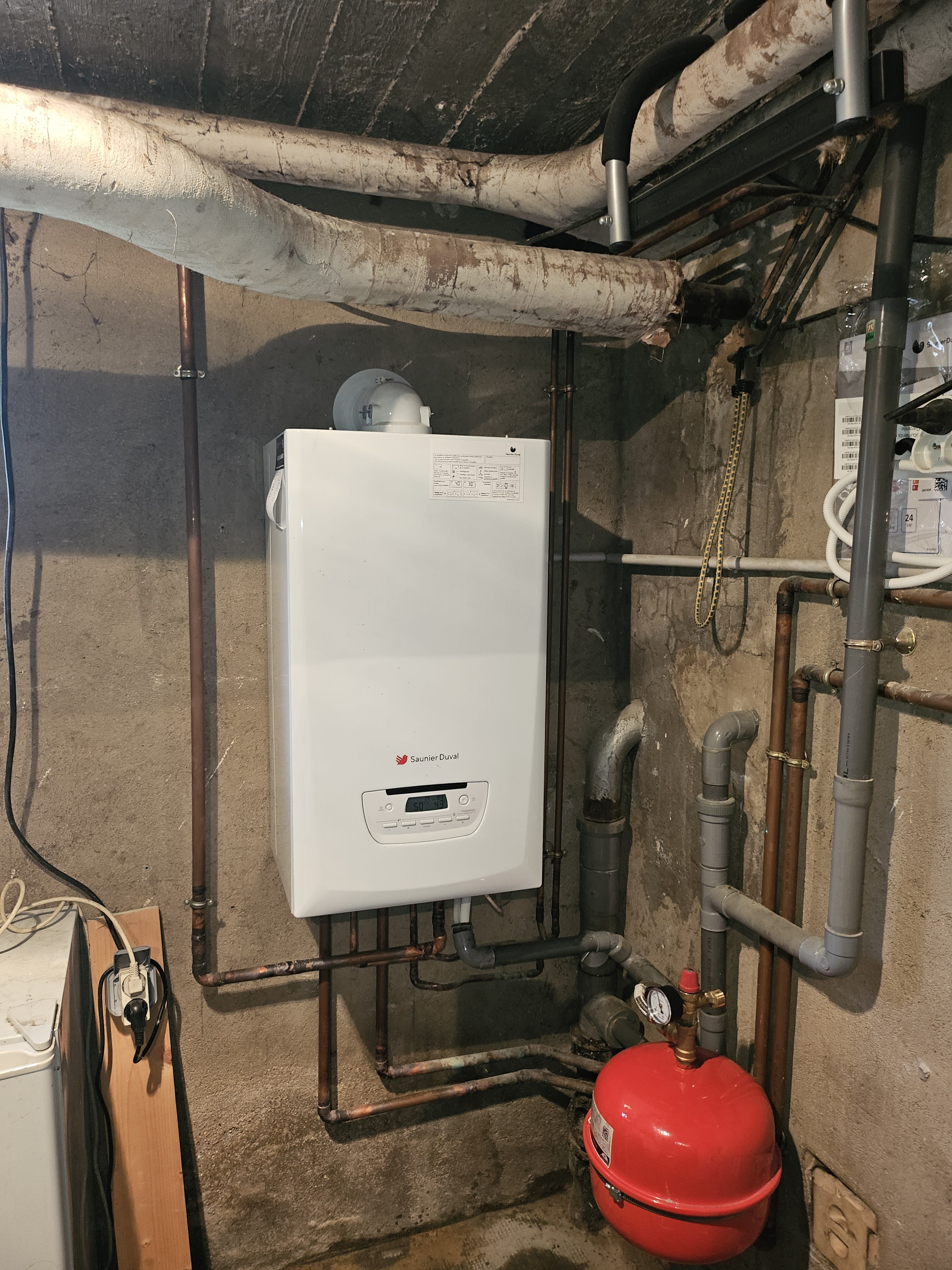 Installation chaudière à condensation